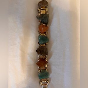 Vintage Antique crystal stone bracelet